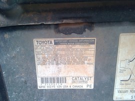 2001 TOYOTA 4RUNNER, BLACK, SR5 MODEL, 3.4L, AT, 4WD.  Z25251